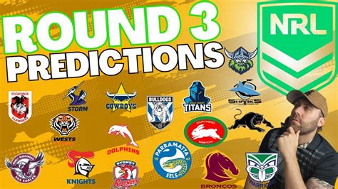 nrl round 3 predictions